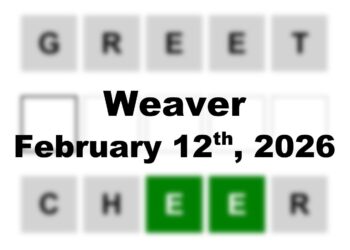 ‘Wordle’ Answer Today 1699 February 12th 2026 – Hints and Solution (2/12/26)
