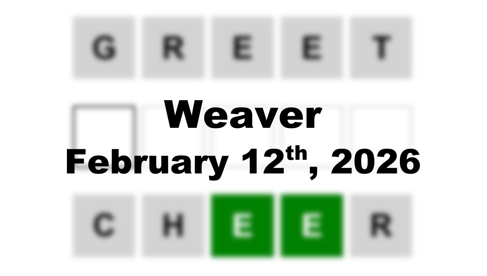 ‘Wordle’ Answer Today 1699 February 12th 2026 – Hints and Solution (2/12/26)