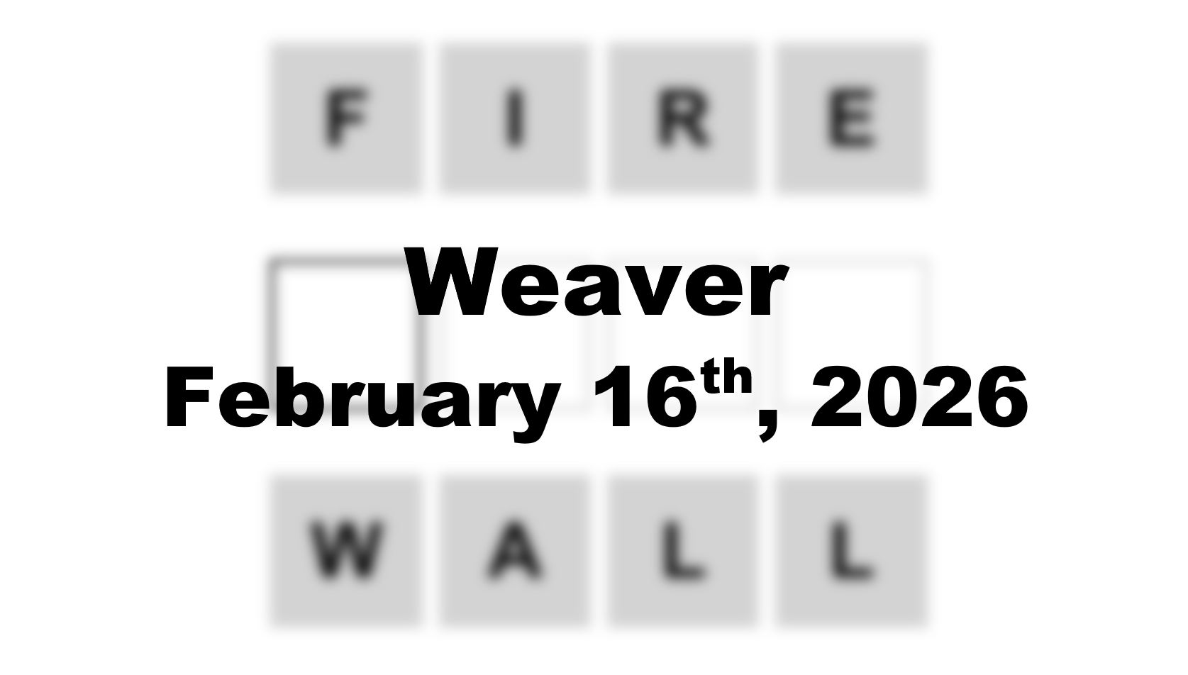 ‘Wordle’ Answer Today 1703 February 16th 2026 – Hints and Solution (2/16/26)