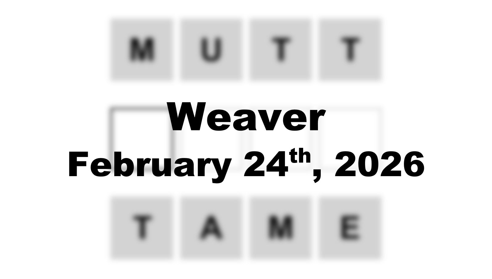 ‘Wordle’ Answer Today 1711 February 24th 2026 – Hints and Solution (2/24/26)