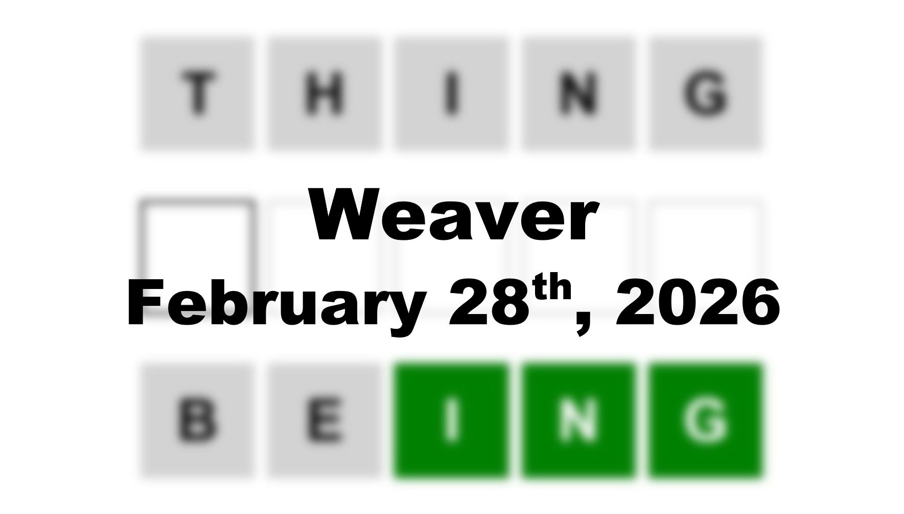 ‘Wordle’ Answer Today 1715 February 28th 2026 – Hints and Solution (2/28/26)