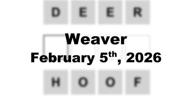Weaver Answer - 5th February 2026