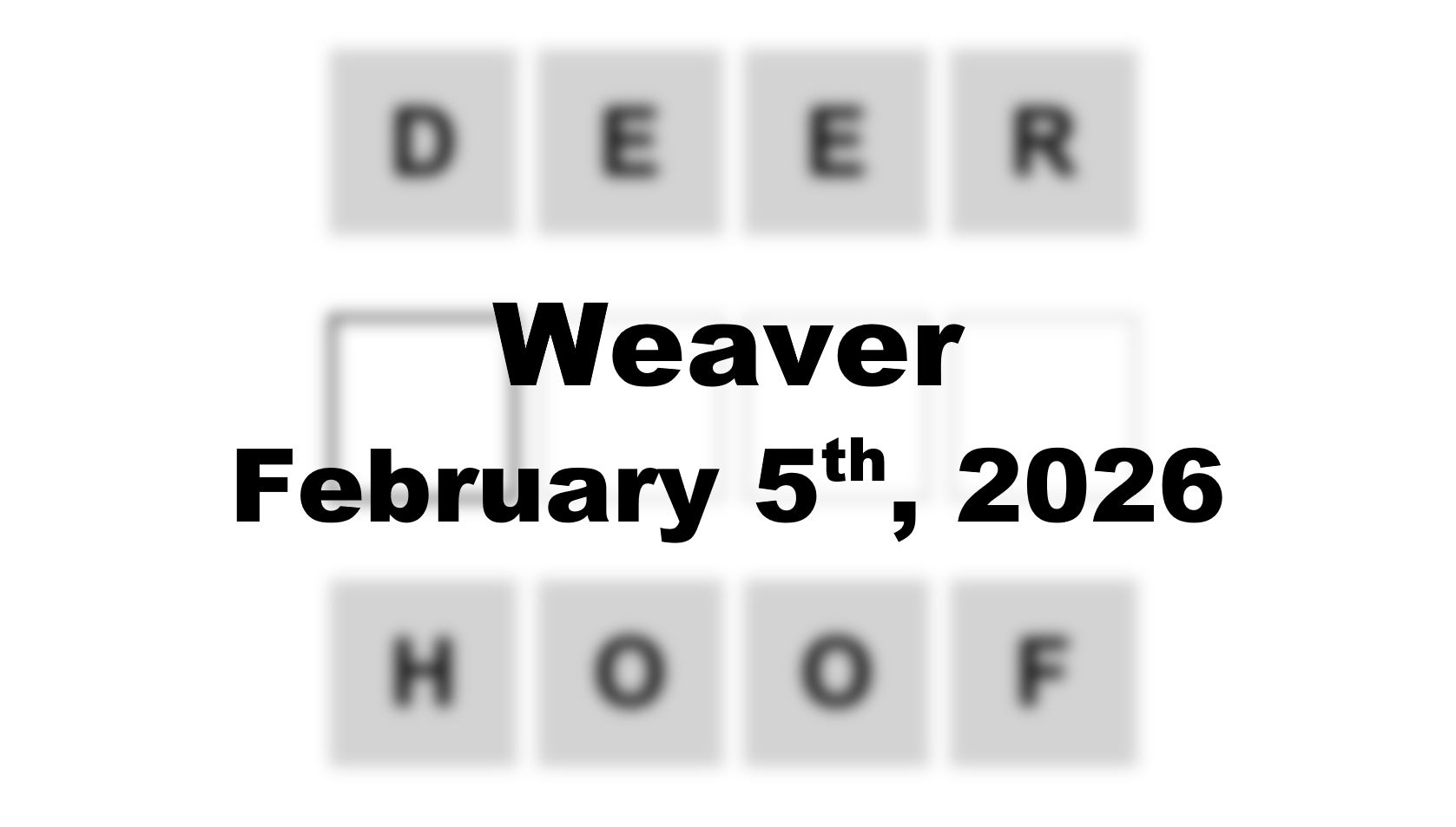 ‘Wordle’ Answer Today 1692 February 5th 2026 – Hints and Solution (2/5/26)