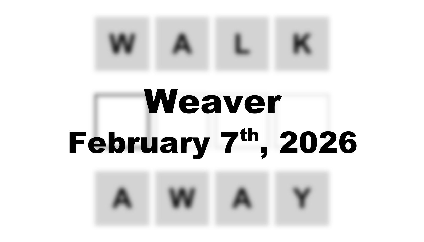 ‘Wordle’ Answer Today 1694 February 7th 2026 – Hints and Solution (2/7/26)