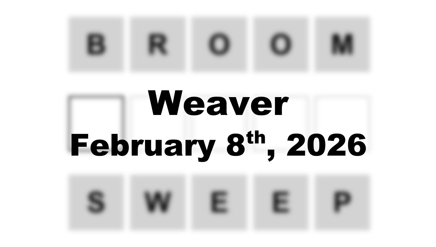 ‘Wordle’ Answer Today 1695 February 8th 2026 – Hints and Solution (2/8/26)