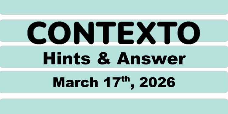 Daily Contexto 1276 - March 17th 2026