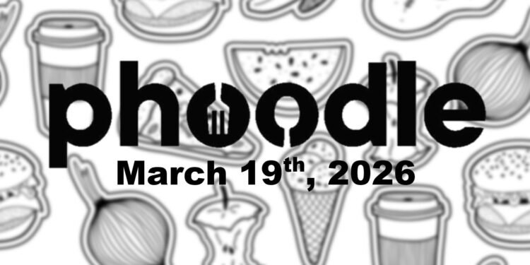 Daily Phoodle - 19th March 2026