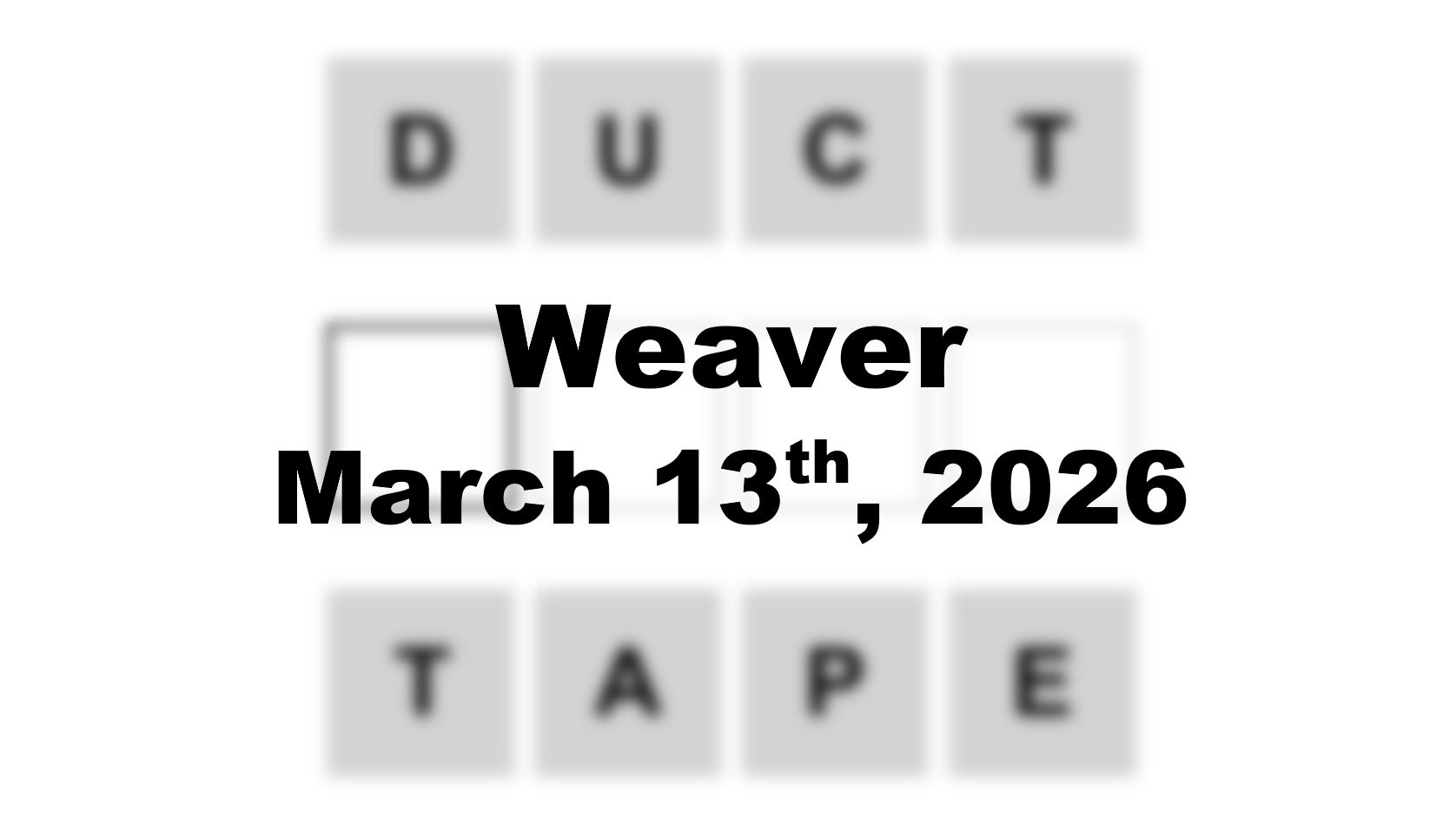 ‘Wordle’ Answer Today 1728 March 13th 2026 – Hints and Solution (3/13/26)