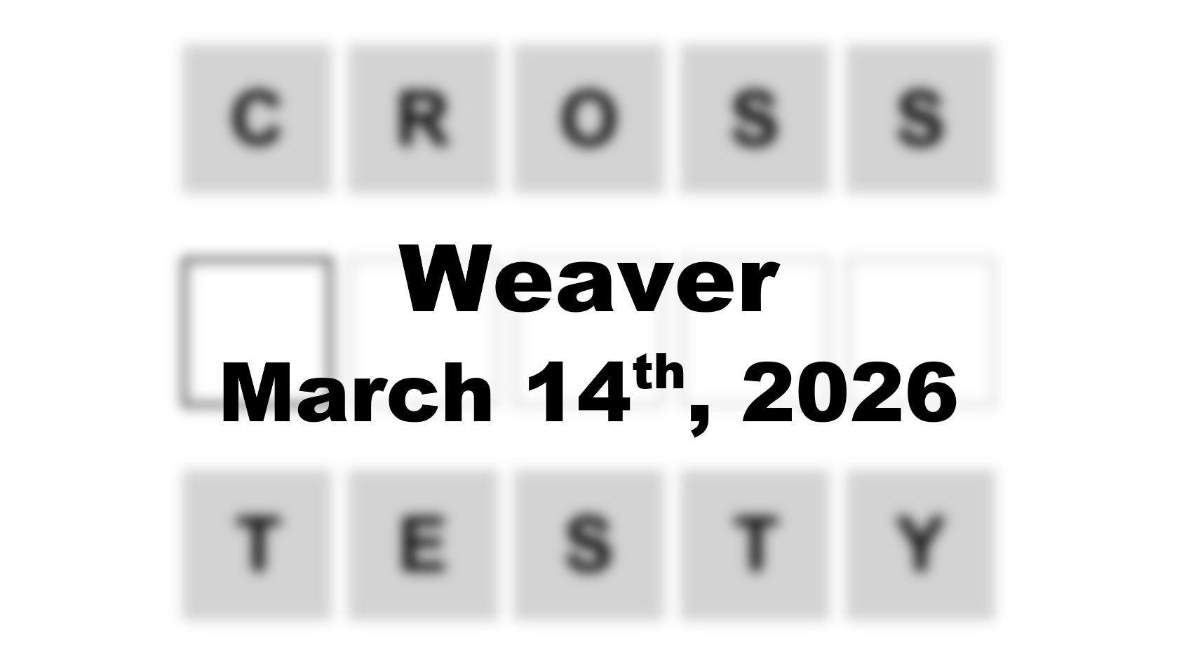 ‘Wordle’ Answer Today 1729 March 14th 2026 – Hints and Solution (3/14/26)