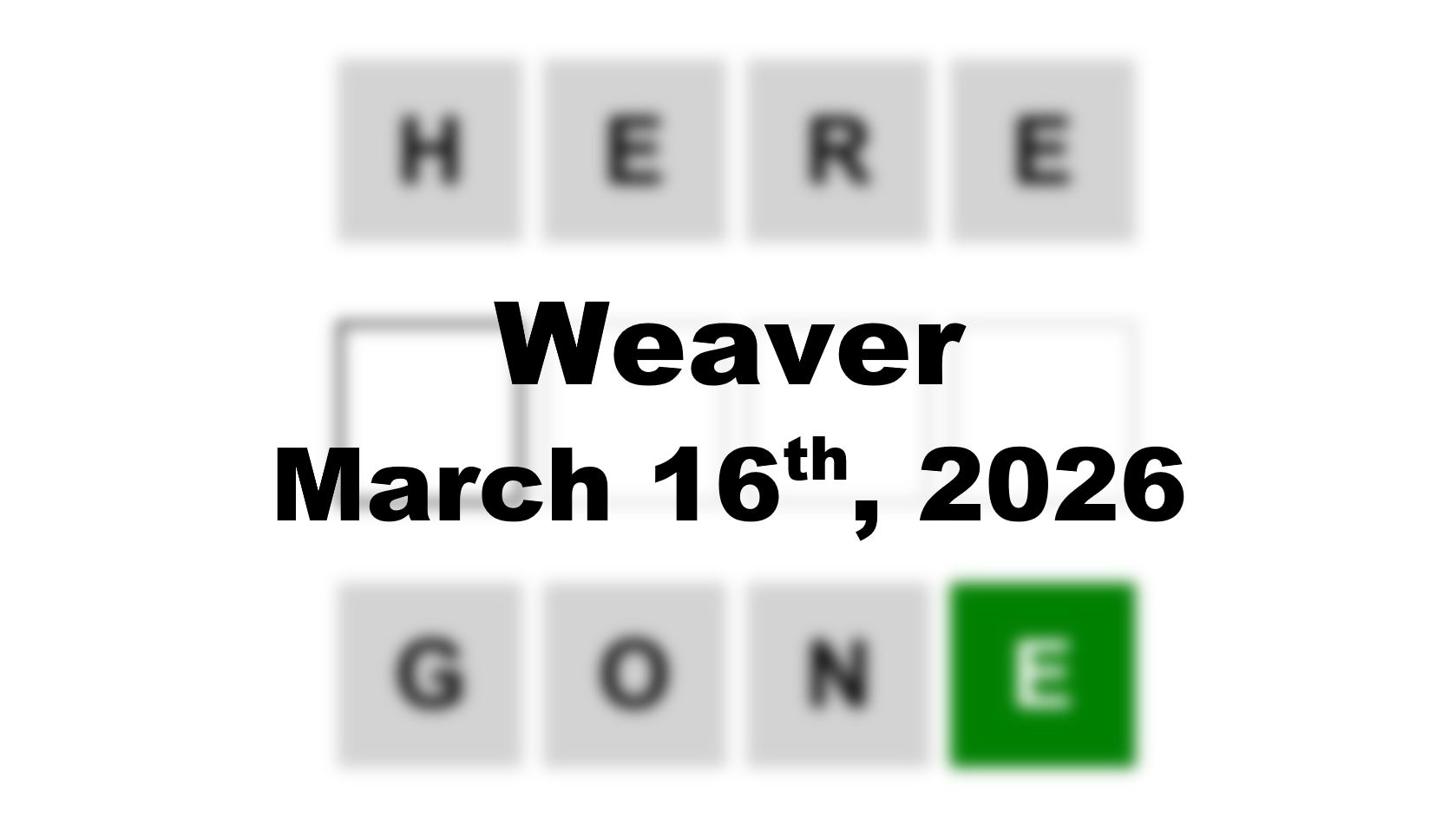 ‘Wordle’ Answer Today 1731 March 16th 2026 – Hints and Solution (3/16/26)