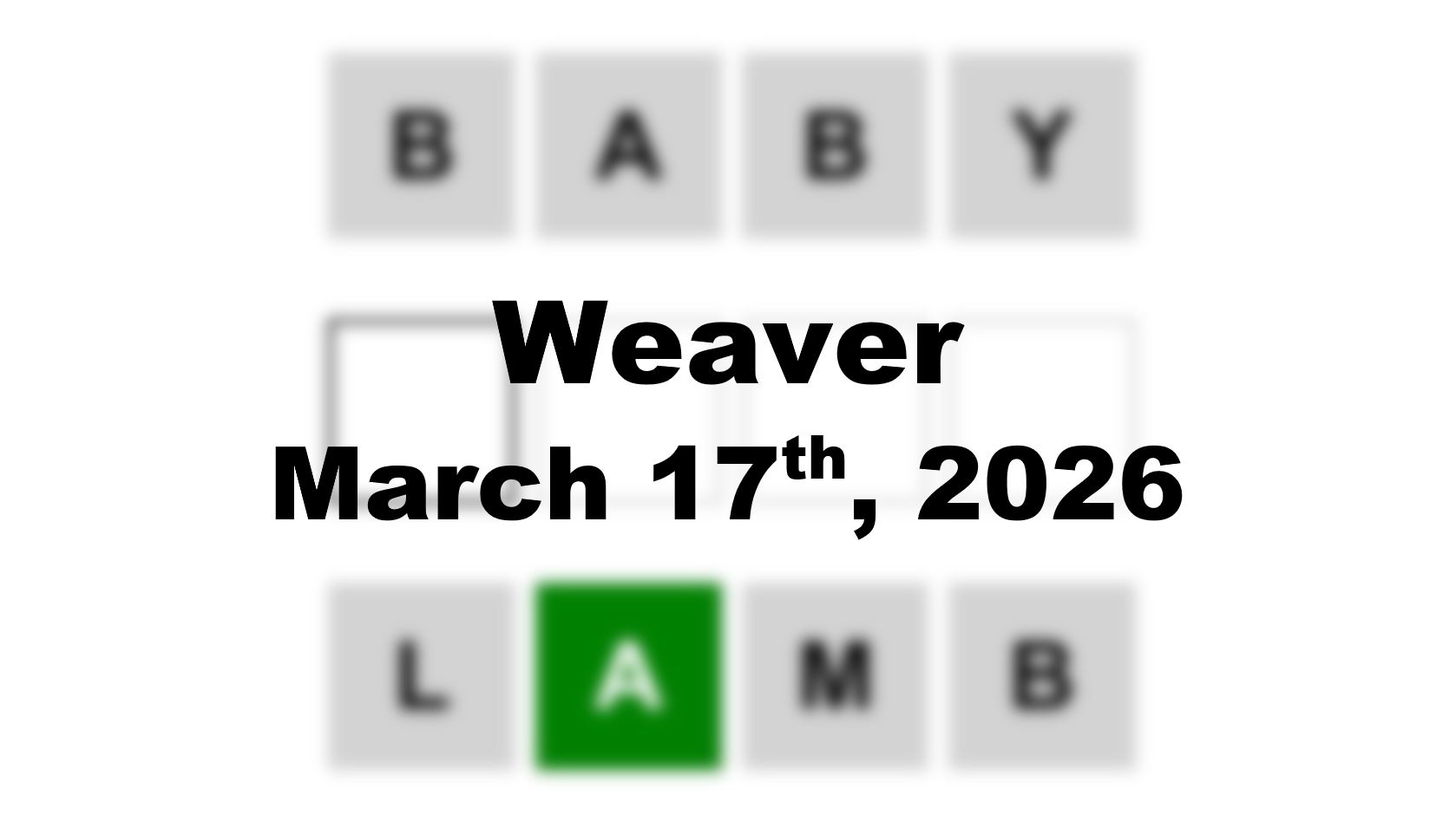 ‘Wordle’ Answer Today 1732 March 17th 2026 – Hints and Solution (3/17/26)