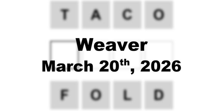 ‘Wordle’ Answer Today 1735 March 20th 2026 – Hints and Solution (3/20/26)