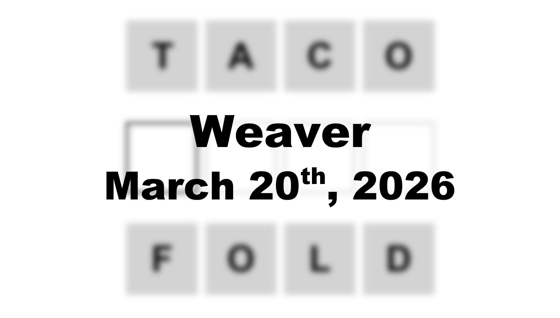 ‘Wordle’ Answer Today 1735 March 20th 2026 – Hints and Solution (3/20/26)