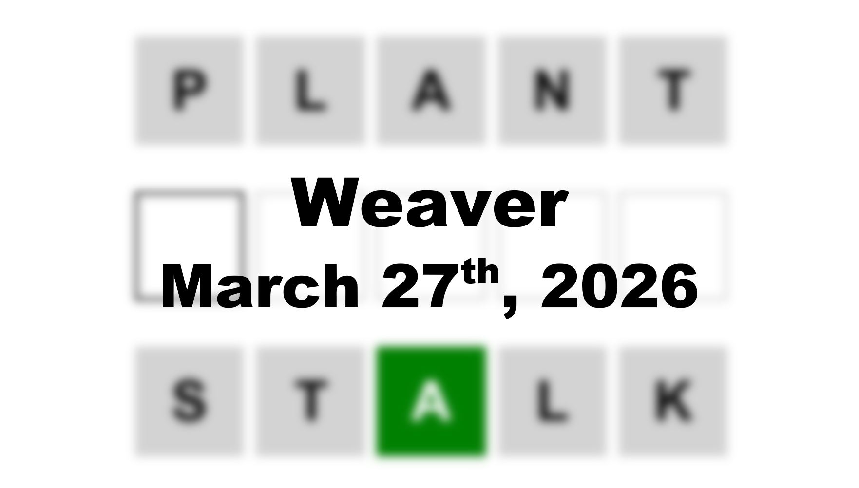 ‘Wordle’ Answer Today 1742 March 27th 2026 – Hints and Solution (3/27/26)