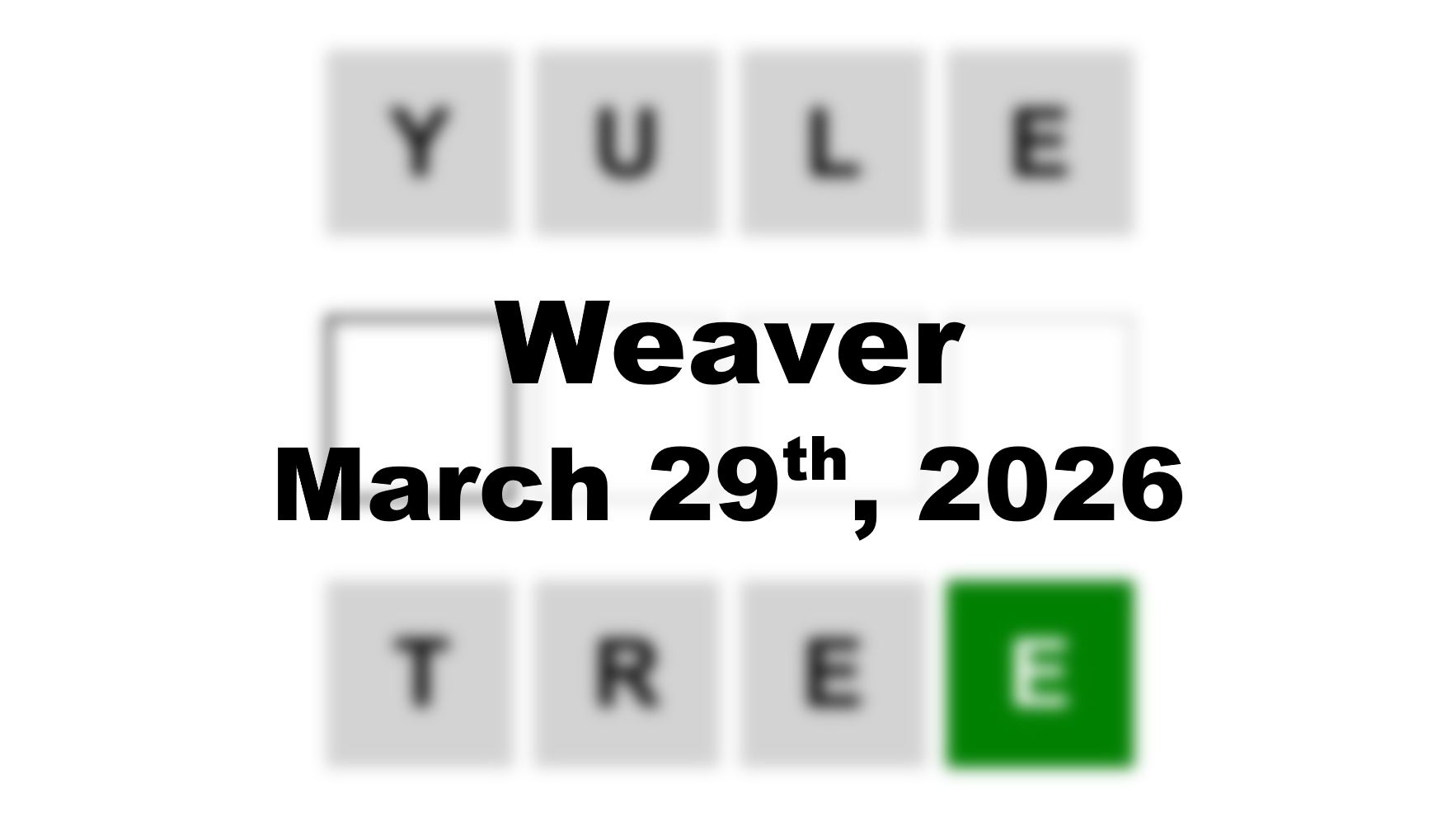 ‘Wordle’ Answer Today 1744 March 29th 2026 – Hints and Solution (3/29/26)