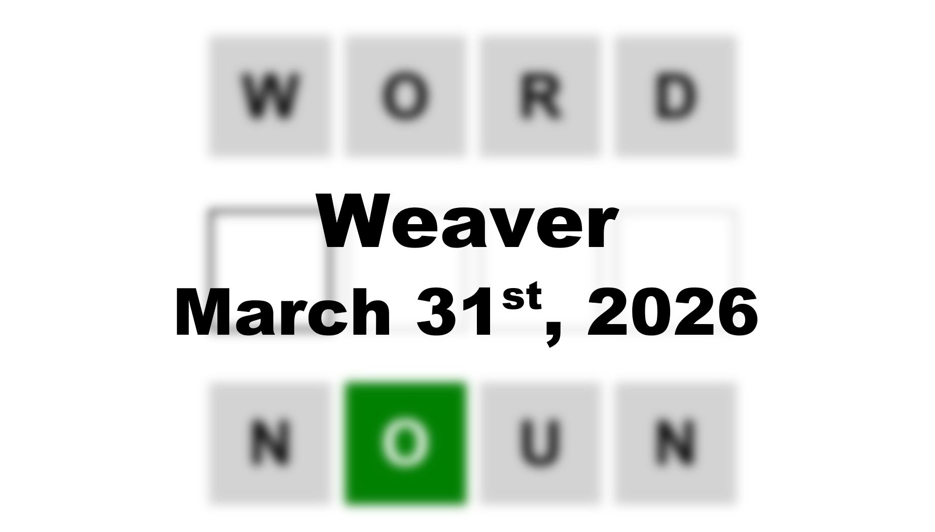 ‘Wordle’ Answer Today 1746 March 31st 2026 – Hints and Solution (3/31/26)