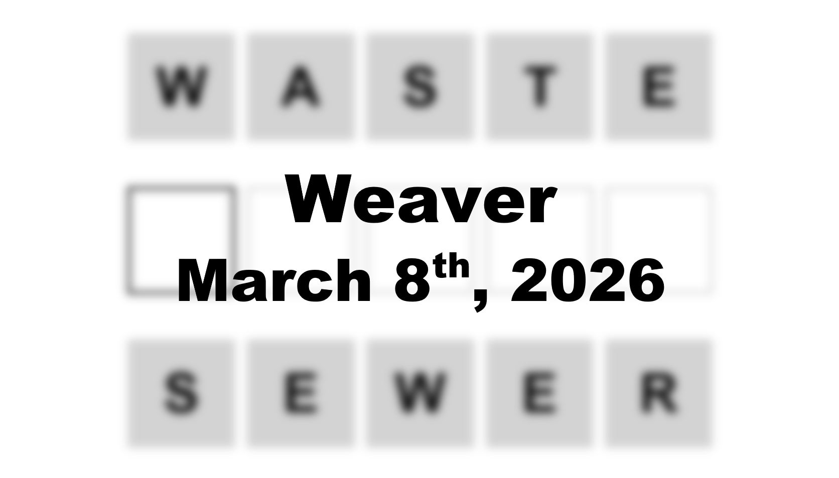 ‘Wordle’ Answer Today 1723 March 8th 2026 – Hints and Solution (3/8/26)