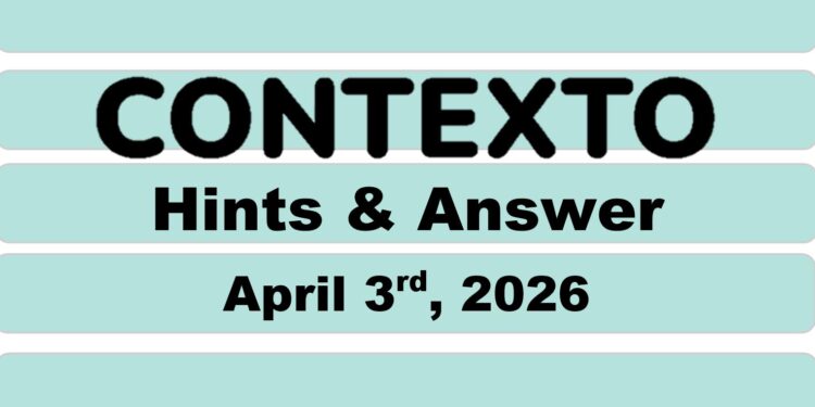 Daily Contexto 1293 - April 3rd 2026