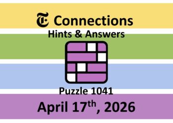 ‘Wordle’ Answer Today 1763 April 17th 2026 – Hints and Solution (4/17/26)