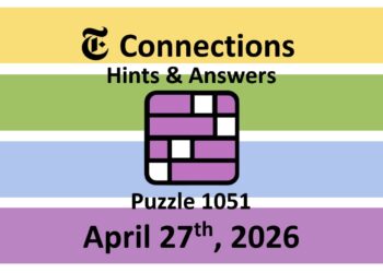 ‘Wordle’ Answer Today 1773 April 27th 2026 – Hints and Solution (4/27/26)