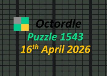 ‘Wordle’ Answer Today 1762 April 16th 2026 – Hints and Solution (4/16/26)