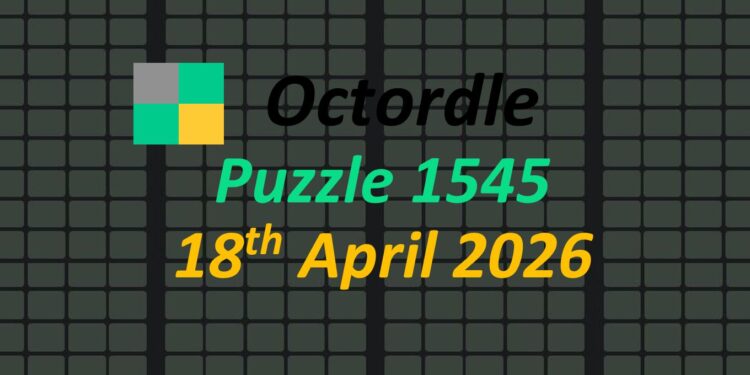 Daily Octordle 18th April 2026 Answers Today 1545