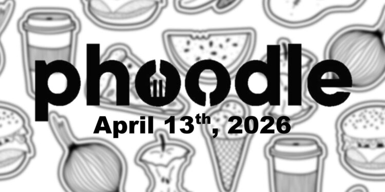 Daily Phoodle - 13th April 2026
