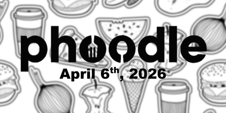 Daily Phoodle - 6th April 2026