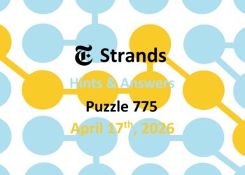 ‘Wordle’ Answer Today 1763 April 17th 2026 – Hints and Solution (4/17/26)