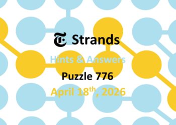 ‘Wordle’ Answer Today 1764 April 18th 2026 – Hints and Solution (4/18/26)