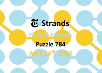 ‘Wordle’ Answer Today 1772 April 26th 2026 – Hints and Solution (4/26/26)