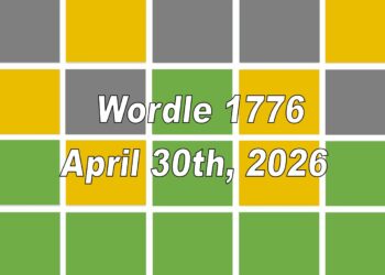 ‘Wordle’ Answer Today 1776 April 30th 2026 – Hints and Solution (4/30/26)