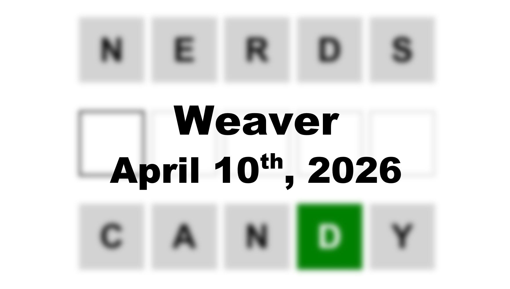 ‘Wordle’ Answer Today 1756 April 10th 2026 – Hints and Solution (4/10/26)