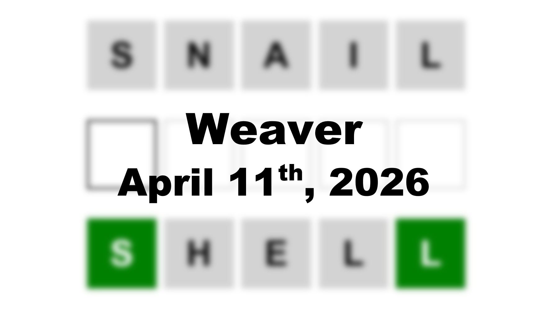 ‘Wordle’ Answer Today 1757 April 11th 2026 – Hints and Solution (4/11/26)