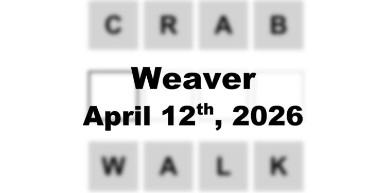 Weaver Answer - 12th April 2026