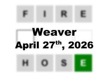 ‘Weaver’ Answer Today Fire to Hose: April 27th 2026 Hints and Solution