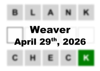 ‘Wordle’ Answer Today 1775 April 29th 2026 – Hints and Solution (4/29/26)