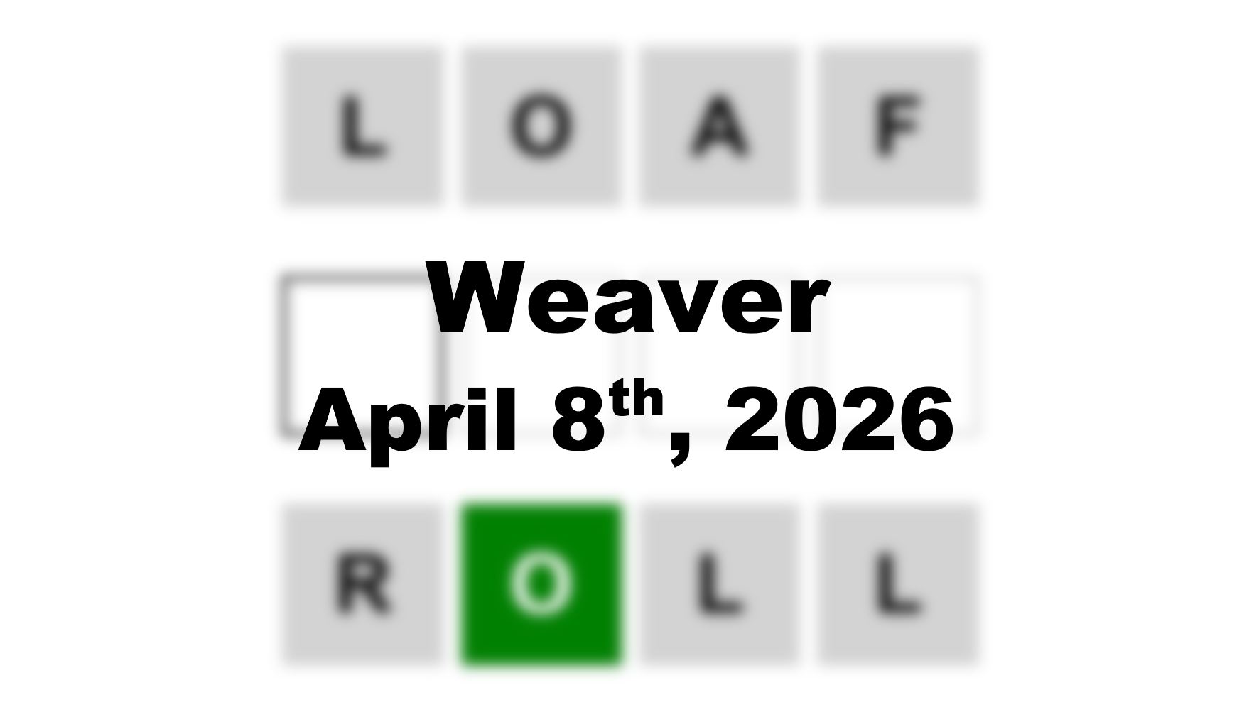 ‘Wordle’ Answer Today 1754 April 8th 2026 – Hints and Solution (4/8/26)