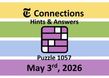 ‘Wordle’ Answer Today 1779 May 3rd 2026 – Hints and Solution (5/3/26)