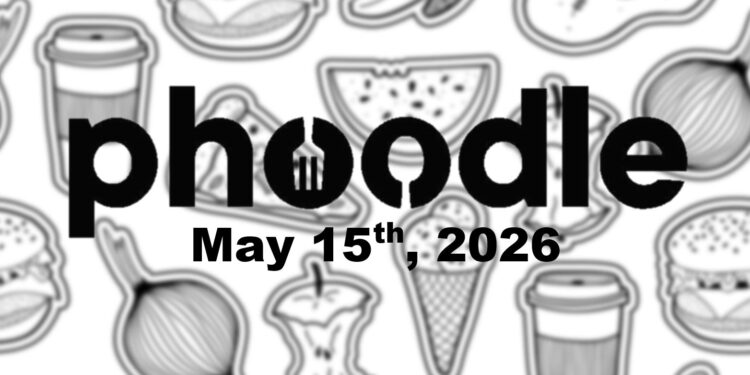 Daily Phoodle - 15th May 2026
