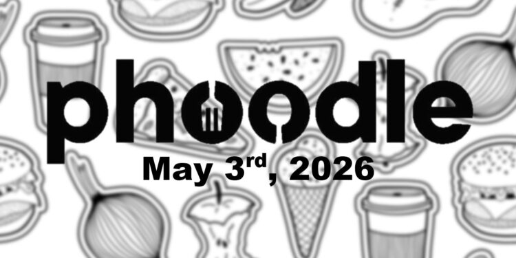 Daily Phoodle - 3rd May 2026