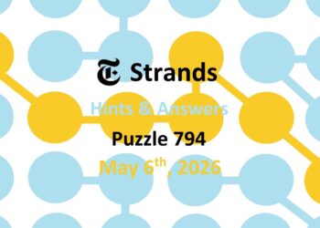 ‘Wordle’ Answer Today 1782 May 6th 2026 – Hints and Solution (5/6/26)