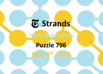 ‘Wordle’ Answer Today 1784 May 8th 2026 – Hints and Solution (5/8/26)