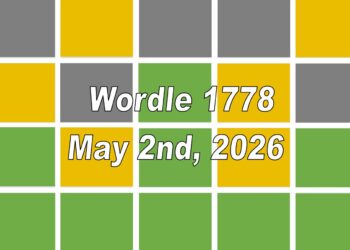 ‘Wordle’ Answer Today 1778 May 2nd 2026 – Hints and Solution (5/2/26)