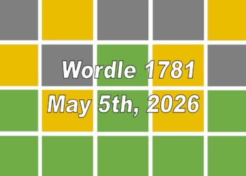 ‘Wordle’ Answer Today 1781 May 5th 2026 – Hints and Solution (5/5/26)