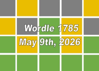 ‘Wordle’ Answer Today 1785 May 9th 2026 – Hints and Solution (5/9/26)