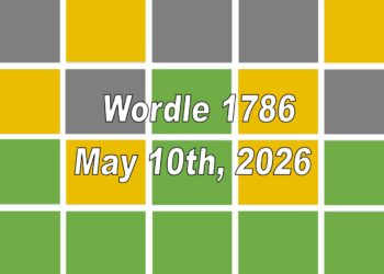‘Wordle’ Answer Today 1786 May 10th 2026 – Hints and Solution (5/10/26)