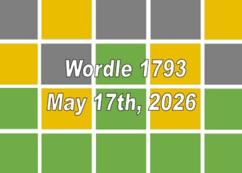 ‘Wordle’ Answer Today 1793 May 17th 2026 – Hints and Solution (5/17/26)