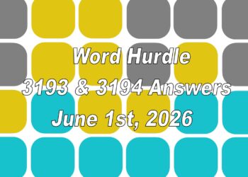 ‘Wordle’ Answer Today 1808 June 1st 2026 – Hints and Solution (6/1/26)