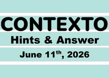 ‘Wordle’ Answer Today 1818 June 11th 2026 – Hints and Solution (6/11/26)